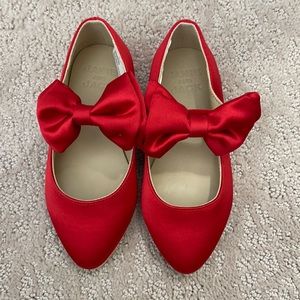 Janie and jack red toddler shoes size 7